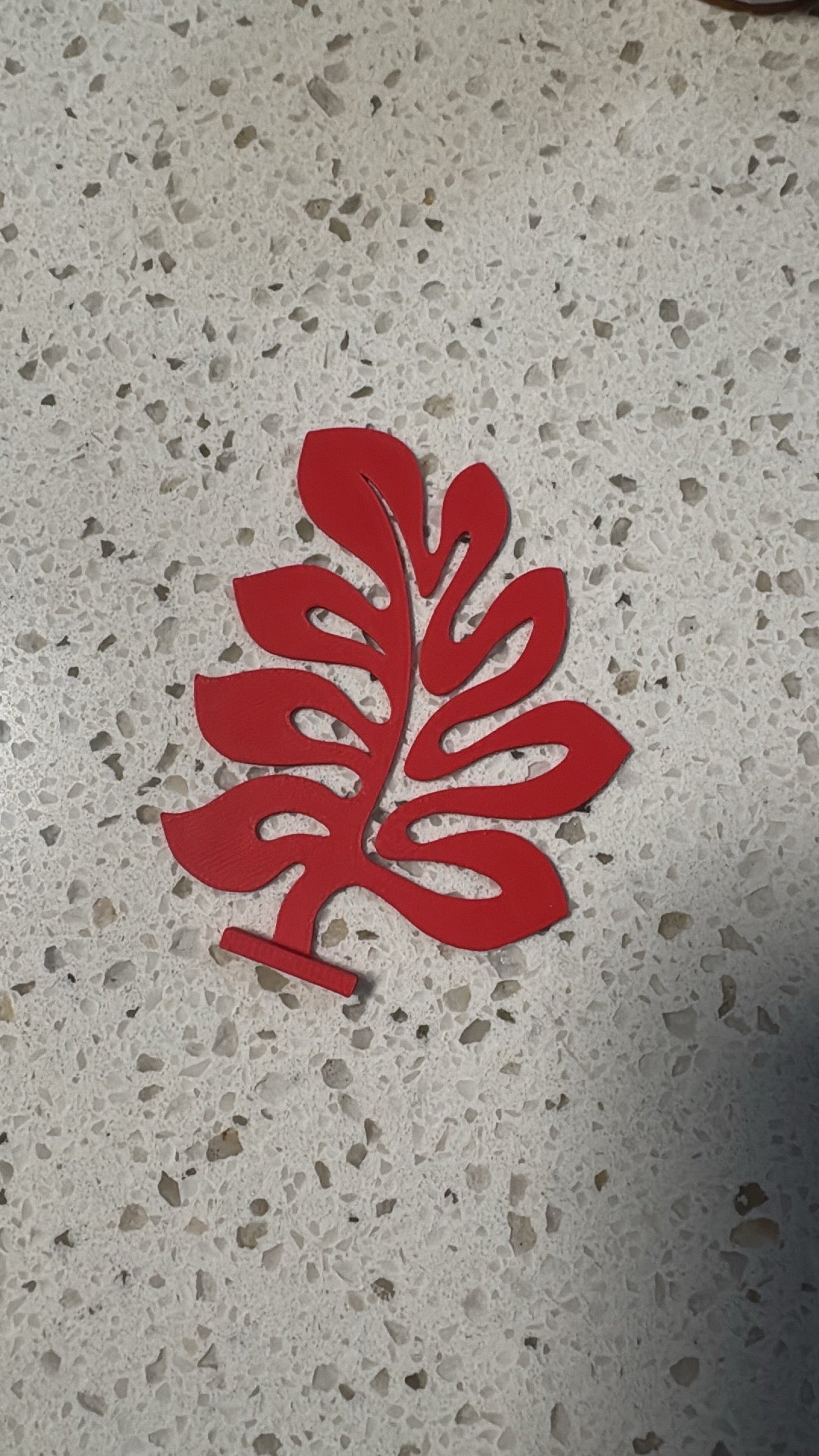 Red Leaf The Last Letter Inspired Bookmark