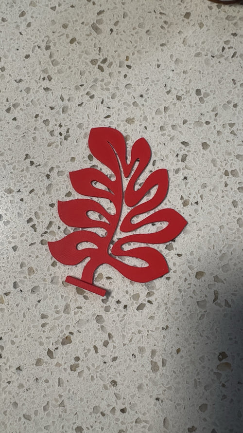 Red Leaf The Last Letter Inspired Bookmark